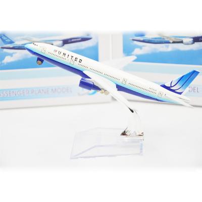 China Blanco de la aleación de los equipos del modelo de los aviones del SGS los E.E.U.U. B747 de los regalos del negocio en venta