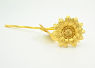 China 24K Gold foil Sunflower for Birthday Gifts /  Mother's day gifts Length 28cm * 8cm for sale