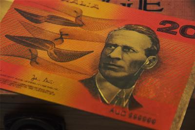 China Goldfolie überzogene australische alte Banknote AUD 20 Goldfür Ausgangs-und Büro-Dekoration zu verkaufen