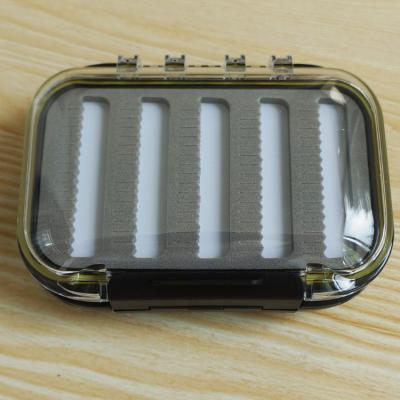 China Factory direct sale fly fishing box small plastic transparent double-sided fly box for sale