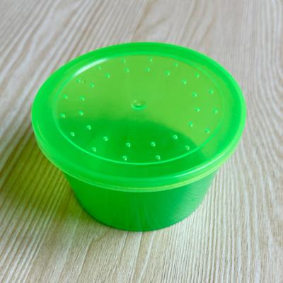 China Plastic Worm Lures Container Worm Bait Holder Bait Storage Box Boxes Storage Containers Live Earthworm Maggot Breathable for sale