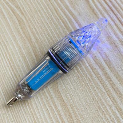 China Fish Attracting Light 12cm Blue Lighting Fish Attractor LED Underwater Fishing Light for sale