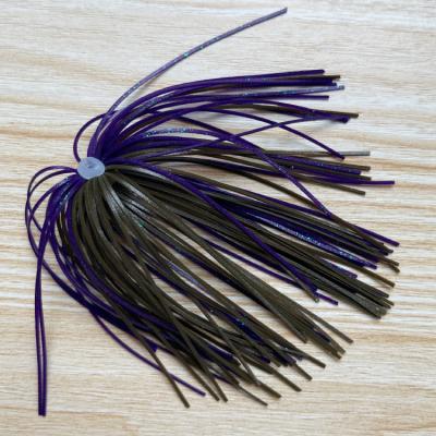 China Outdoor Activities Fishing Silicone Skirt-1 Quick Change Silicone Jig Edges Or Spinnerbait Edges DIY Rubber Jig Lure Skirt for sale