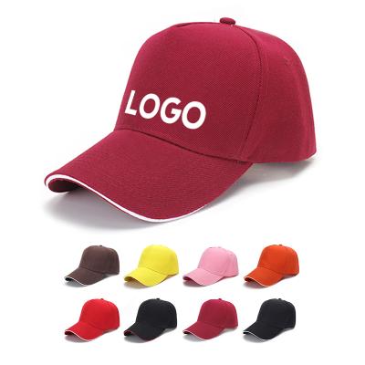 China COMMON Wholesales Unisex Adjustable Solid Color Sun Protection Baseball Cap Hip Hop Velcro Shading Outdoor Motion Hat Sun Visor Hat for sale