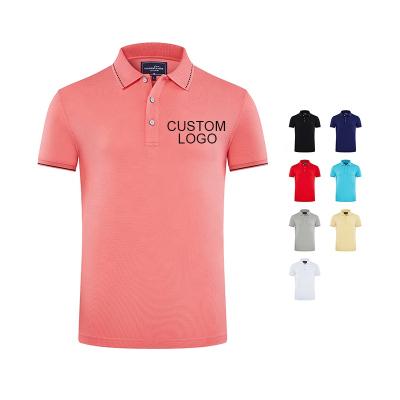 China Wholesale Unisex Blank T-shirt Logo Short Sleeve Casual Collared Custom Made Polo Shirts Anti-wrinkle Golf Custom Made for sale