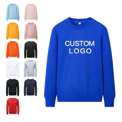 China Crewneck Pullover Sweatshirt Custom Logo White QUICK DRY Wholesale Mens Hoodies and Sweatshirts for sale