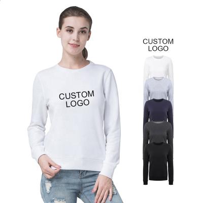 China custom logo ladies sweatshirt crewneck pullover sweatshirt hoodies and sweatshirts anti-wrinkle empty women gram wholesale 300 for sale