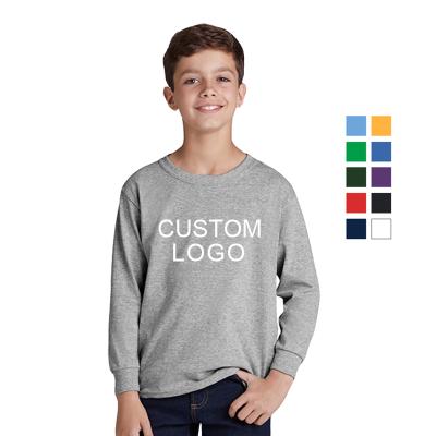 China OEM Custom Printing Cotton Polyester Kids Pullover Hoodie Crewneck Sweatshirt Custom Long Sleeve Anti-Shrink Long Sleeve for sale