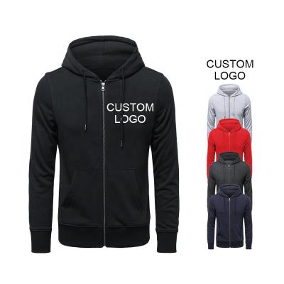 China Wholesale Men's QUICK DRY Blank Oversize Unisex Hoodie Full Zip Up Custom Embroidered Hooded Hoodies for sale