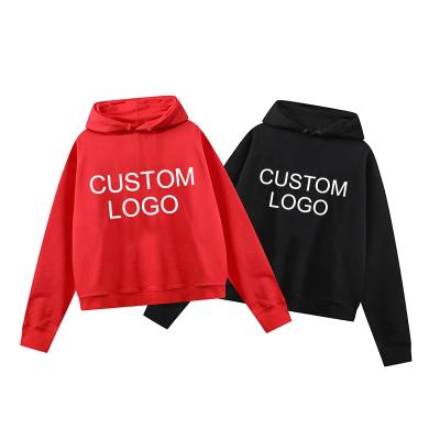 China Anti-Wrinkle Wholesales New Fashion Design Clothes Women Long Sleeve Sports Custom Tops Custom Logo Plain Hoodie Women Plus Size Hoodie for sale