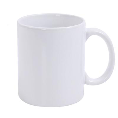 China Wholesale Custom Feiyou Logo 11oz Sublimation Sublimation Viable Mug White Milk Ceramic Coffee Mug With Handle for sale