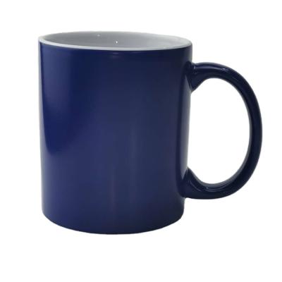 China Viable wholesale custom made luxury white sublimation logo Feiyou ceramic coffee mug china with handle for sale