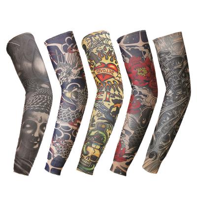 China Feiyou Breathable Cheap Spandex Tattoo Sleeves Men And Women Outdoor Sport Fake Protective Fashion Nylon UV Cool Leg Arm Sleeves For Recycling for sale