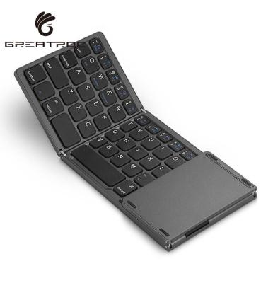 China Great Times Roc Wireless BT 3.0/5.1 Magic Keyboard For Phone Tablet With Touchpad Ultrathin Portable 60% Wireless Keyboard for sale