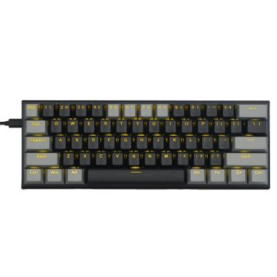 China Roc Factory Large Anti-ghosting Keyboard 61 Keys Laptop Game 60% Direct Mechanical Keyboard Teclado Keyboard Case Wired Keyboard for sale