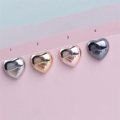 China Fashionable Factory Newest Custom Hijab Pins Heart Shaped Strong Magnetic Muslim Scarf Magnetic Brooch For Accessories for sale