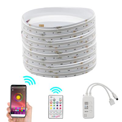 China Light High Density Flexible Spot IP20 RGB COB LED Strip Light LANDSCAPE Led Strip 17W for sale