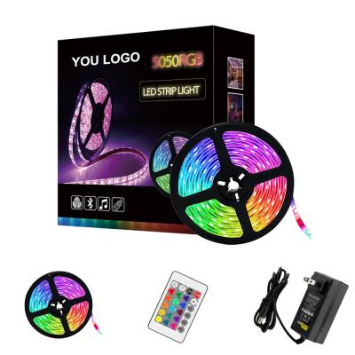 China China Factory New 5m LANDSCAPE 5050 Blister Packed Full Set RGB IP65 LED Strip Kit Assembly for sale