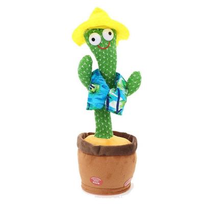 China Sale eco-friendly cactus toy low price 120 English cactus toy talking toys whosale songs cactus toy bedtime for sale