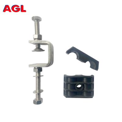 China Hot Selling Cable We Type Wire Rope Clip Clamp / Stainless Steel Clamp / Power Cable for sale