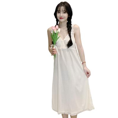 China Factory Custom Women's Sleep Skirt Breathable Summer With Cushion Suspender Solid Color Sexy Home Wear for sale