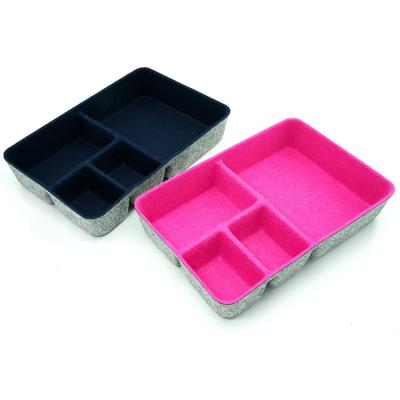 China Fashion Viable Design Multifunctional Built-in Storage Box Removable and Stored in Drawer Cloth Jewelry Watch Storage Box for sale