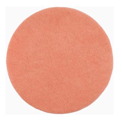 China PORTABLE Discount Sale Salmon Color Round Felt Chair Cushions Custom Size Logo Office Felt Chair Cushion Seat Pad for sale