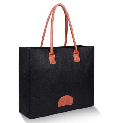 China Other Wholesale Unique Appearance Lady Handbag Durable Not Easy To Split Handbag Felt For Ladies Tote Handbags For Women for sale