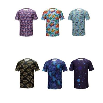 China QUICK DRY wholesale cheap custom price t-shirt graphic men's 3D printing t-shirt t-shirt printing t-shirt for sale