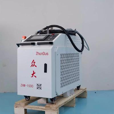 China Stainless Steel 1500W 2000W Handheld Fiber Laser Machine Paint Laser Cleaning Rust Removing Remover Machine for sale