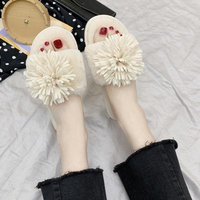 China Fashion Trend Women's Winter Home Slippers Cotton Slippers Soft Plush Bedroom Shoes Ladies Bedroom Slippers For Women 2021 for sale