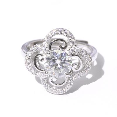 China FFT Fashion Gift TRENDY Abstract Butterfly Ring 925 Sterling Silver For Ladies for sale