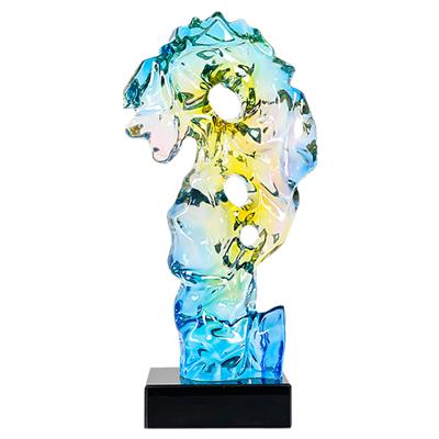 China Europe Noise 2021 Art Abstract Resin Craft Home Office Sculpture For Home Office Lobby Decor Sculpture for sale