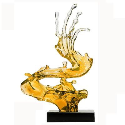 China Europe Factory Customized Resin Abstract Decorative Crafts Sculpt For Hotel Office Villa Decor Home Pieces for sale