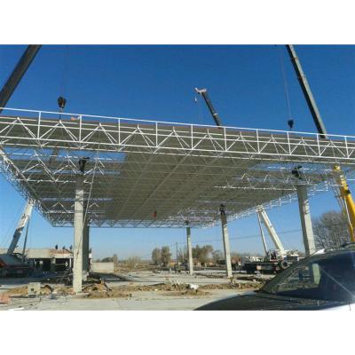 China Beef steel truss workshop structure canopy aircraft hangar buiding steel structure for airport terminal car architectural metal garage for sale