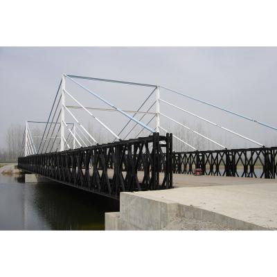 China High Quality Steel Workshop Manufacturer Supply Reinforced Bailey Bridge Galvanized Steel Temporary Steel Bailey Bridge for sale