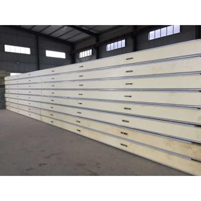 China Cold Storage Panel EPS/PU/Polyurethane/Rock Wool Industrial Heat Insulated Fireproof Cold Storage Clean Room Sandwich Panel for sale