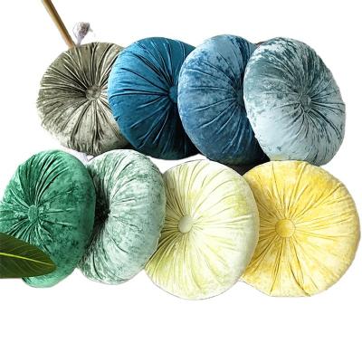 China MAISONS Pumpkin Anti-Static Cushion Crushed Velvet For Decorating Cushion for sale