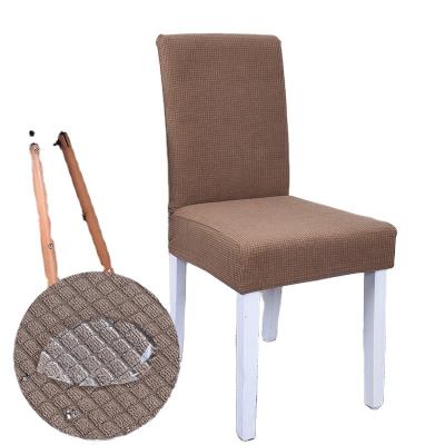 China High Quality Waterproof Morden Jacquard Pure Color Chair Cover for sale