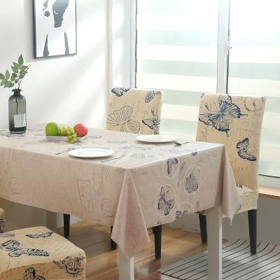 China Homes Bedding Factory Supply Waterproof High Quality Microfiber Home Use Rectangle Printed Tablecloth for sale