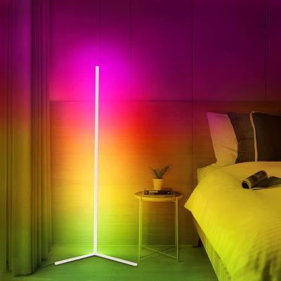 China Corner RGB Floor Lamp RGB Floor Lamp RGB Lighting Bulkhead Room Meta Rich For Led Floor Lamps for sale