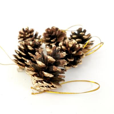 China Pinecone Pine Cone Christmas Decoration Things Indoor Hanging Tree Small 12 Pieces Mini Decorative Garland Decoration Mixed for sale