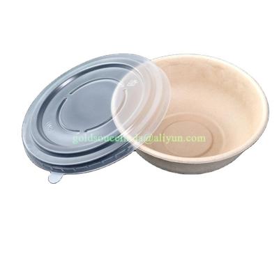 China Various Disposable Vending Products Eco - Friendly Bowl 850ml With PP Plastic Lid for sale