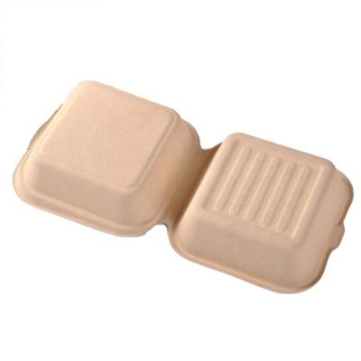 China Recyclable Hamburger Box Hot Dog Box Clamshell Eco - Friendly Food Box for sale