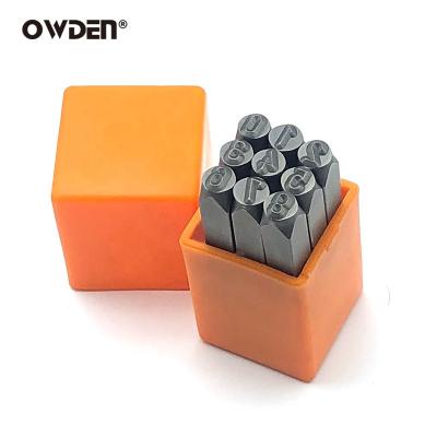 China New Design 9PCS Industry OWDEN Steel Number Punch Set Jewelry Steel Stamp Punch Set for sale