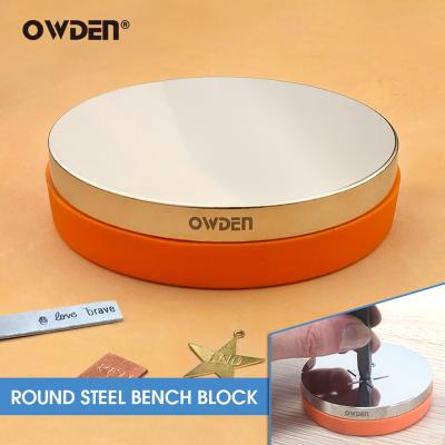 China Jewelery Stamp For Jewelry Stamping Tool Jewelry Stamp Tool Mirror Polishing With Chrome Plating Metal Bench Professional Steel Block for sale