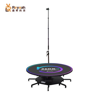 China Large 2021 360 Indoor Deck Video Sharing Photo Booth Adjustable Spinner Arms for sale