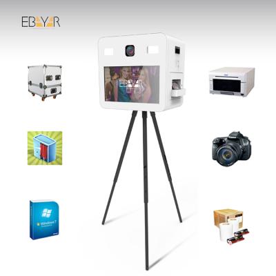 China For Mall Metal DSLR Photo Booth Machine Shell Booth for Selfie and Printing for sale