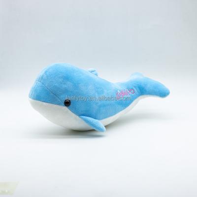 China Custom Ocean Stuffed Animal Toy Decoration Ocean S.M. Dolphin Porpoise Blue Delphinidae Stuffed Animals With Logo Customized for sale