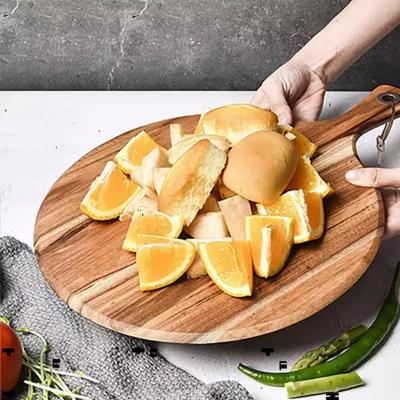 China Home Useful Olive Round Wood Butcher Block For Fruit Cutter Multifunctional Vegetable Chopper Kitchen Useful Accessories for sale